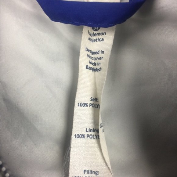 Rare Lululemon Outward Bound Running Jacket light puffer Athletic Size 4 - Picture 6 of 7